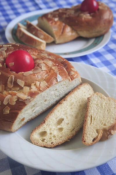 Greek Traditional Easter Bread, Tsoureki