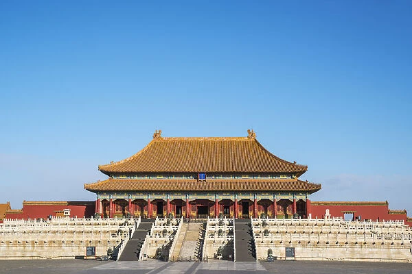 The Hall of Supreme Harmony in the Forbidden City. Beijing, Peoples Republic of China