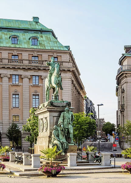 King Gustav II Adolf Statue, Stockholm, Stockholm County, Sweden