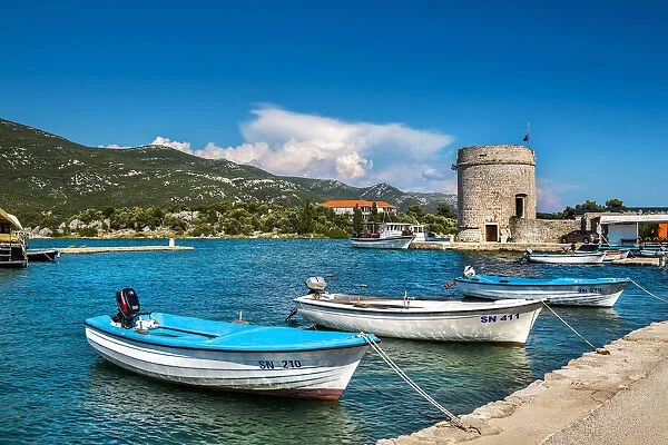Mali Ston, Peljesac peninsula, Dubrovnik, Dalmatia, Croatia