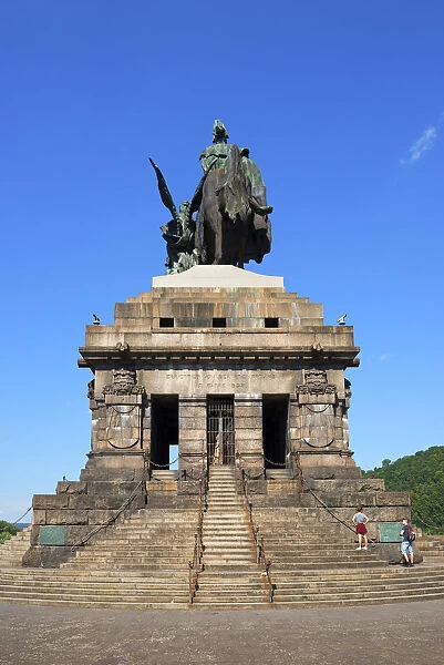 Monument for the Foundation of the German Empire with Equestrian Statue of Wilhelm