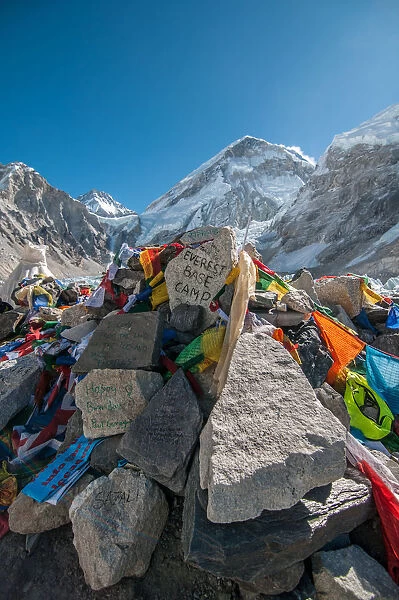 Nepal, Himalaya region, Khumbu, Sagarmatha National Park, Everest Base Camp (5. 364 m)