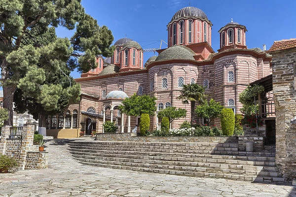 New Katholikon church, Xenophontos monastery, Mount Athos, Athos peninsula, Greece