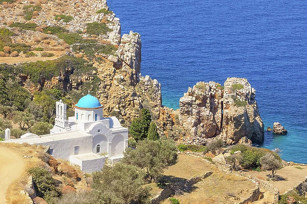 Panagia Poulati monastery, Sifnos Island, Cyclades Islands, Greece
