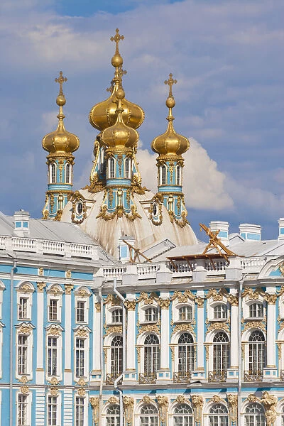 Russia, St Petersburg, Tsarskoe Selo, Catherine Palace (Yekaterinsky Dvorets)