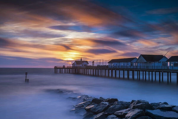 Southwold Pier at Sunrise, Suffolk, England
