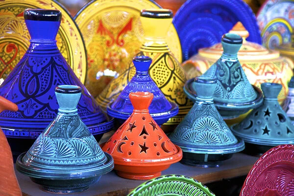 Tagine Pots, Tangier, Morocco, North Africa