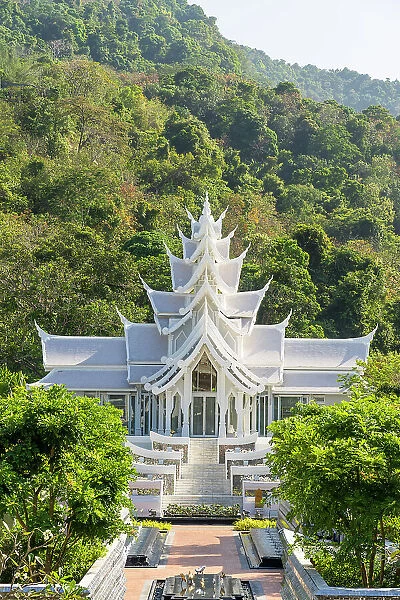 Temple inspired building at the InterContinental Hotel Phuket Resort, Kamala Beach, Phuket, Thailand