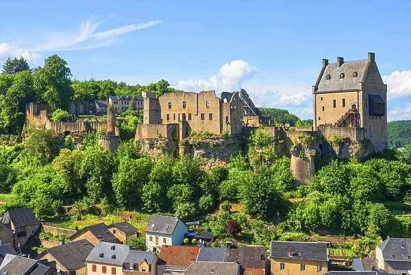 View at Larochette castle, Kanton Mersch, Luxembourg
