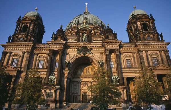 GERMANY, Berlin Berlin Cathedral. Baroque exterior of the Berliner Dom designed by