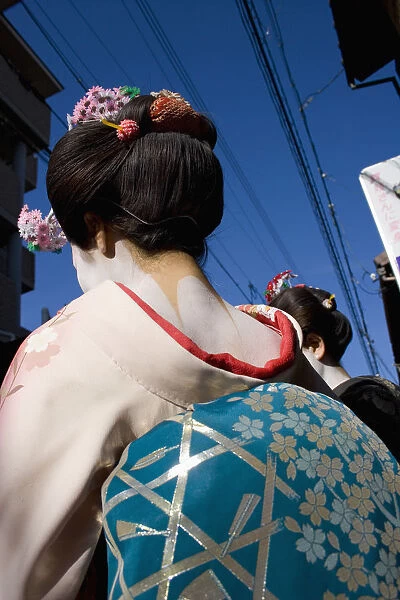 JAPAN 16. Japan /  Kyoto /  Gion area the neighbourhood where Geishas live, study and perform.