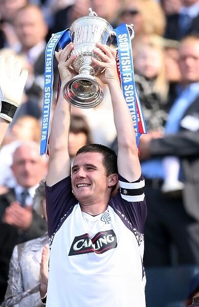 Barry Ferguson and Rangers Football Club Celebrate Scottish Cup Victory (2008)