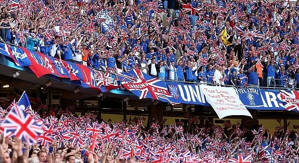 Sea of Rangers Colours: Unwavering Support at the 2008 UEFA Cup Final