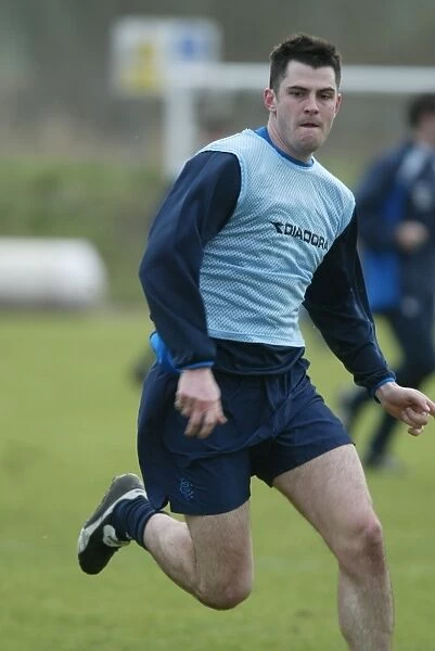 Steven Thompson Training at Murray Park, February 2004
