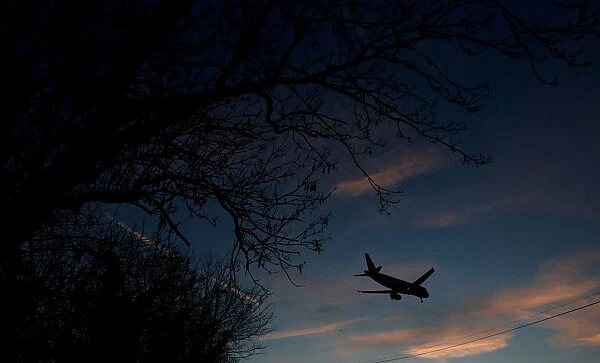 A British Airways Airbus A320-232 comes into land at Heathrow Airport, London