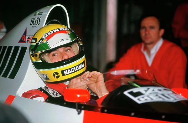 Ayrton Senna in McLaren MP4-5 at 1989 British Grand Prix