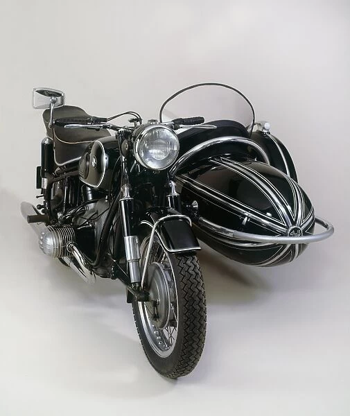 BMW R50 motorcycle with STEIB sidecar 1957