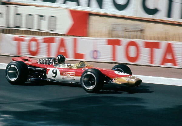 Lotus 49 Gold Leaf, Graham Hill. 1968 Monaco Grand Prix