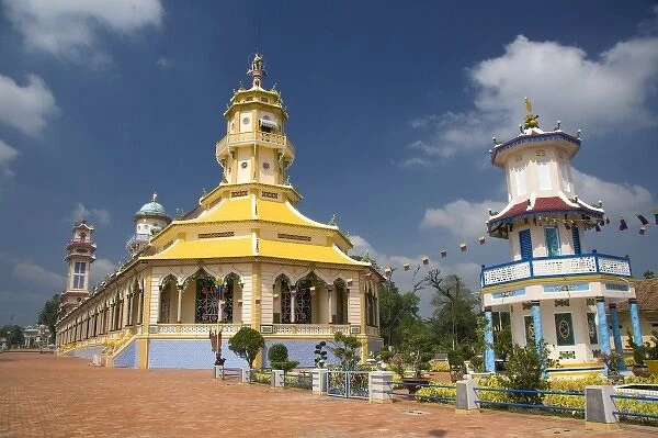 Cao Dai Tay Ninh Holy See in Tay Ninh, Vietnam
