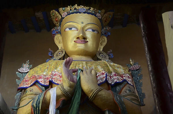 India, Ladakh, Leh, buddha at the Gonkang Gompa