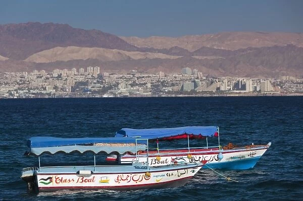 Jordan, Aqaba, Aqaba Beach, water taxi