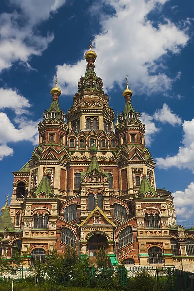 Russia, Saint Petersburg, Peterhof, Saints Peter and Paul Cathedral