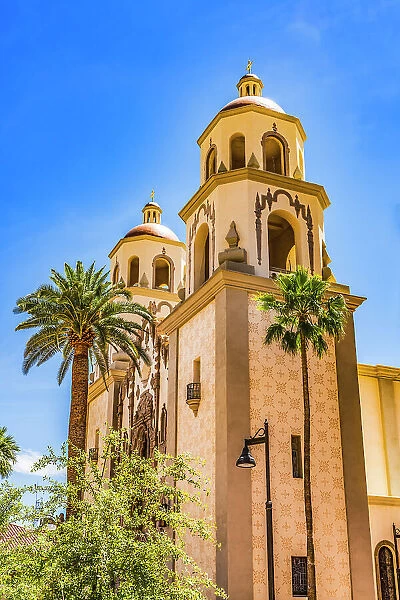 St. Augustine Cathedral, Tucson, Arizona. Founded 1776 Redone 1800's