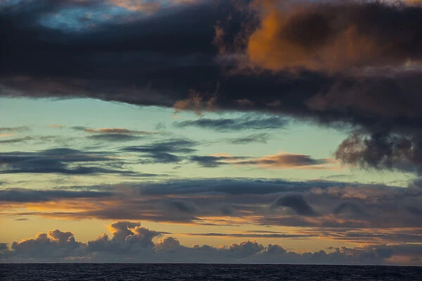 Sunrise over Tau Island, Manuas, American Samoa, South Pacific