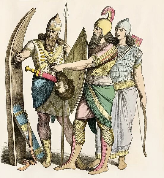Assyrian soldiers