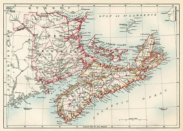 New Brunswick and Nova Scotia, 1870s