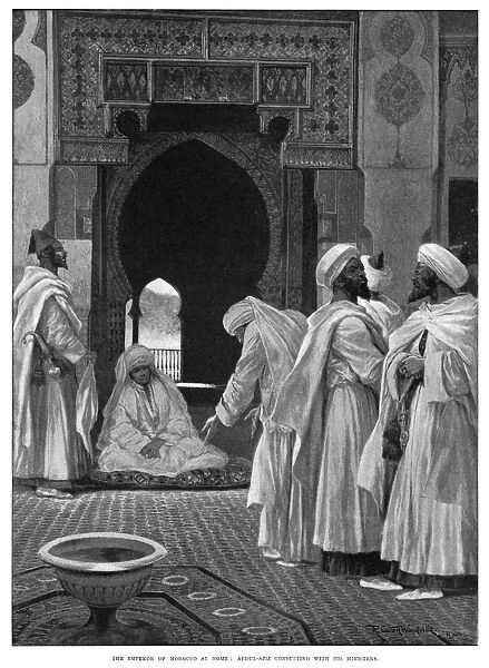ABDELAZIZ OF MOROCCO (1878-1943). Sultan of Morocco, 1894-1908