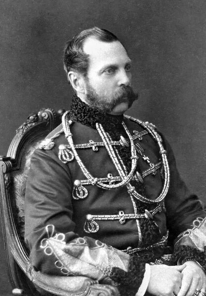 ALEXANDER II (1818-1881). Czar of Russia, 1855-1881. Photograph, late 19th century