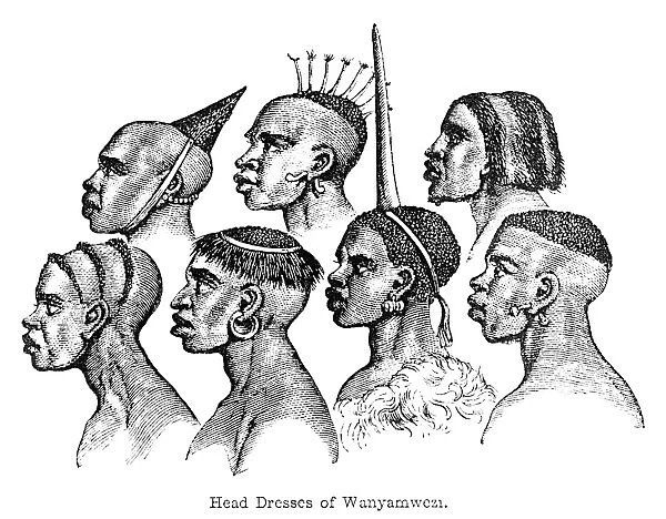 BURTON: AFRICANS. Sir Richard Francis Burtons illustrations to his Lake Regions