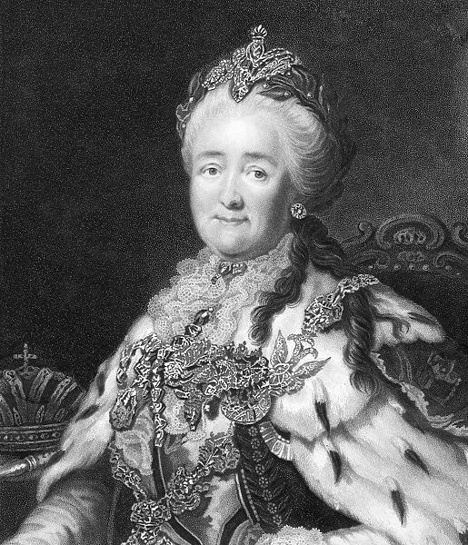 CATHERINE II (1729-1796). Empress of Russia, 1762-96