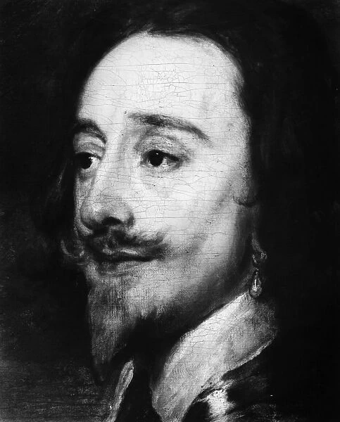 CHARLES I (1600-1649). King of Great Britain and Ireland, 1625-1649. Charles I on horseback