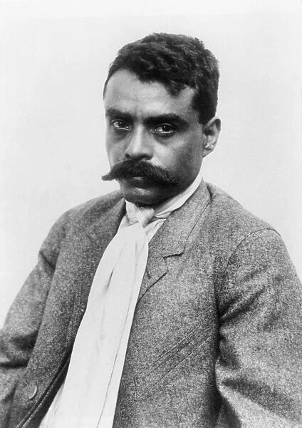 EMILIANO ZAPATA (1879-1919). Mexican revolutionary. Photograph
