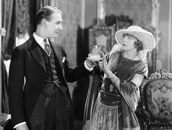 THE ENEMEY SEX, 1924. Kathlyn Williams and Percy Marmont in a scene from the film