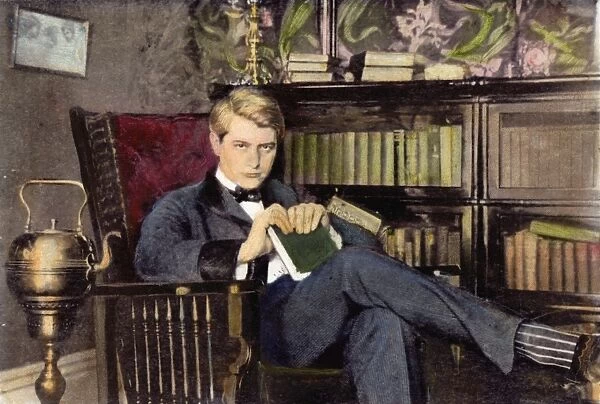 FRANK NORRIS (1870-1902). American novelist. Oil over a photograph