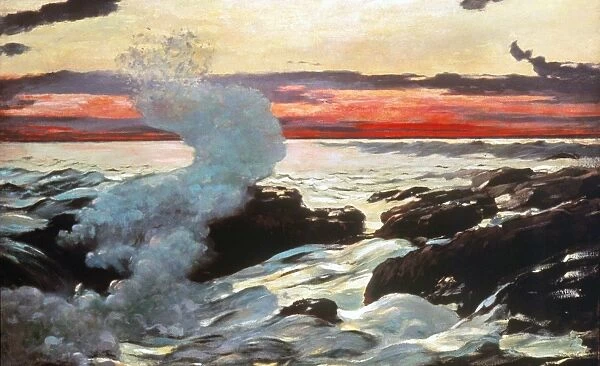 HOMER: PROUTs NECK, 1900. Winslow Homer: West Point, Prouts Neck. Oil on canvas, 1900