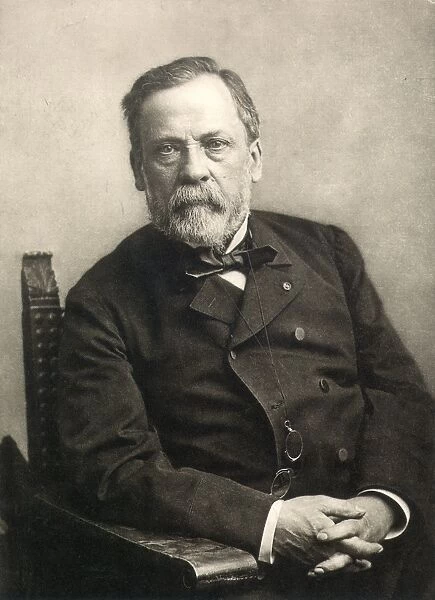 LOUIS PASTEUR (1822-1895). French chemist and microbiologist. Photographed by Nadar in 1889