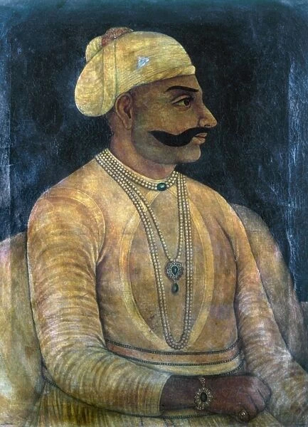 MAHARAJA BALWANT SINGH. Maharaja of Benares, India, 1740-1770. Indian painting