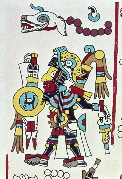 MIXTEC RULER: EIGHT DEER. Eight Deer Jaguar Claw, a powerful Mixtec ruler of the 11th century