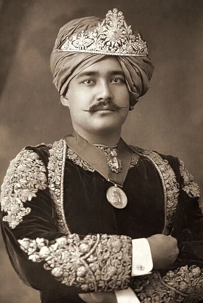 NRIPENDRA NARAYAN (1863-1911). Maharaja of Koch Bihar. Photograph by W. & D. Downey