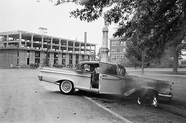OLE MISS RIOT, 1962. The University of Mississippi campus in Oxford, Mississippi