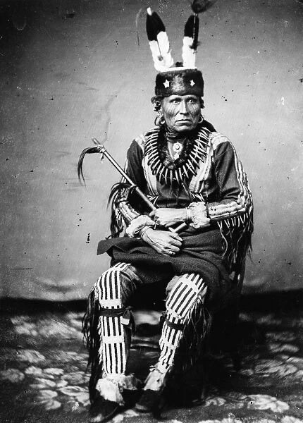 PETALESHARO II (1823-1874). Also known as Man Chief. Chaui or Grand Pawnee Native American chief