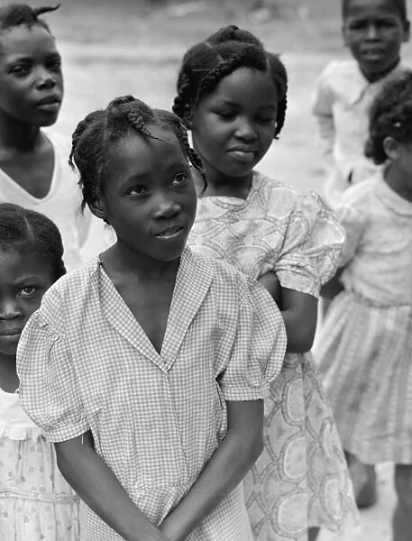 ST. CROIX: CHILDREN, 1941. Children at the Peters Rest elementary school, Christiansted, St