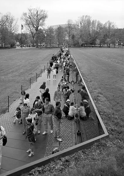 VIETNAM VETERANS MEMORIAL. The Vietnam Veterans Memorial in West Potomac Park, Washington, D