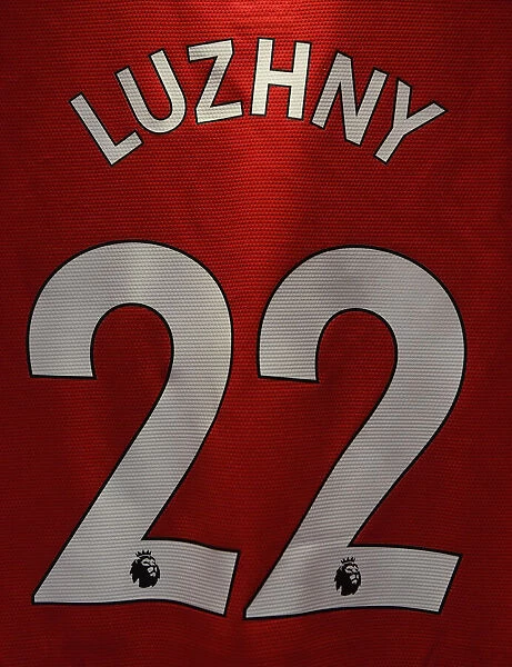 Arsenal's Oleg Luzhny's Shirt in Arsenal Changing Room - Arsenal vs Leicester City, Premier League 2021-22