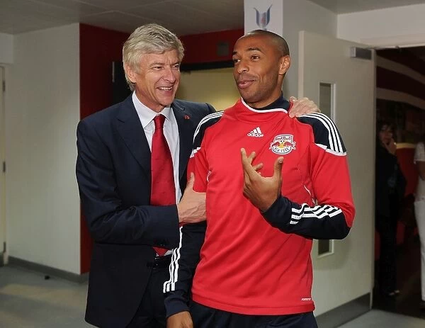 Arsene Wenger and Thierry Henry Reunited at Arsenal's Emirates Cup: Arsenal v Boca Juniors (2011)