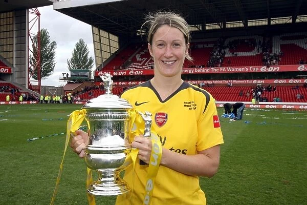 Ciara Grant Celebrates with the FA Cup: Arsenal's Victory over Charlton Athletic (2007)
